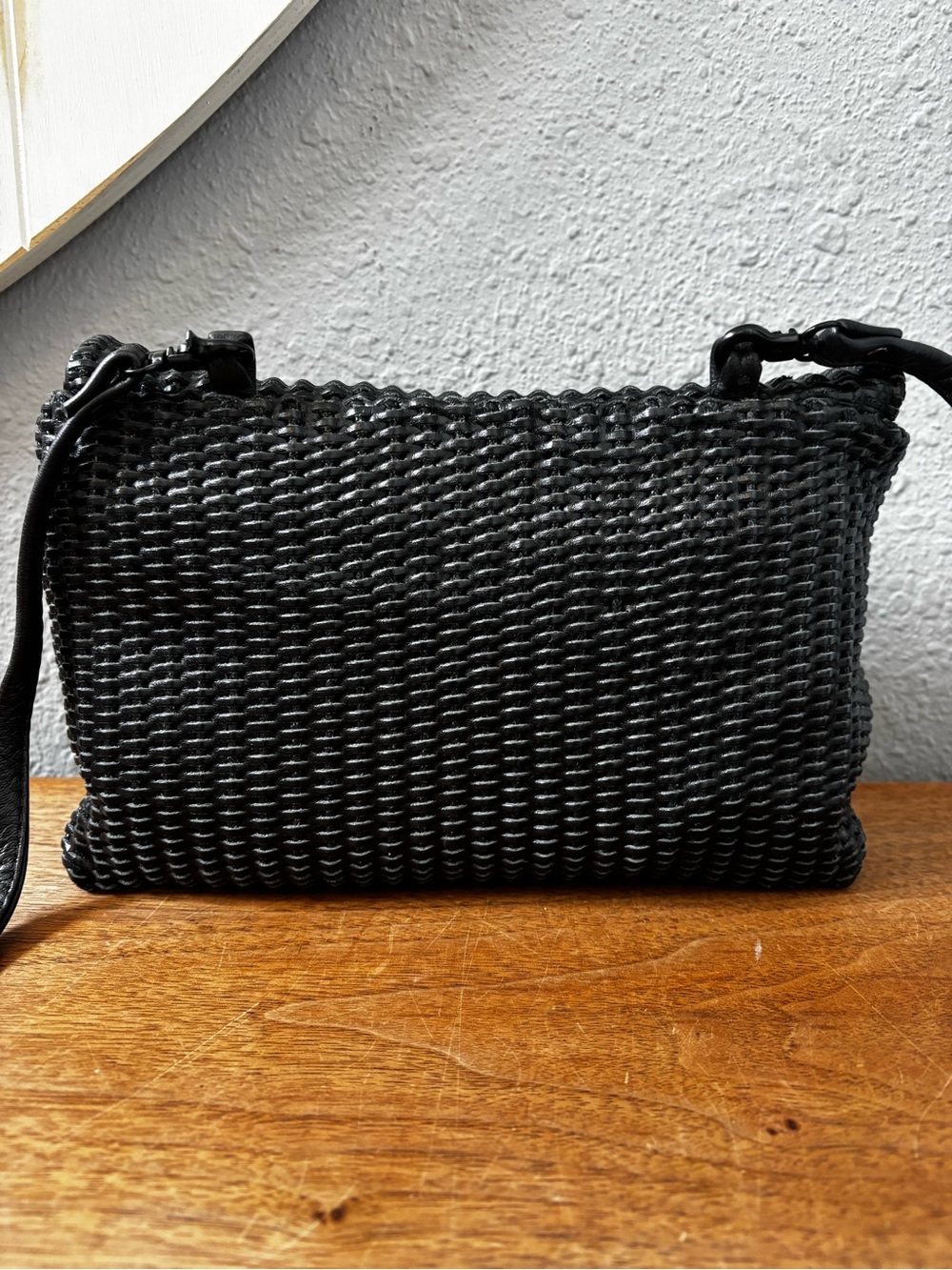 Daniella Lahavi Leather Woven Crossbody Bag - Picture 6 of 14